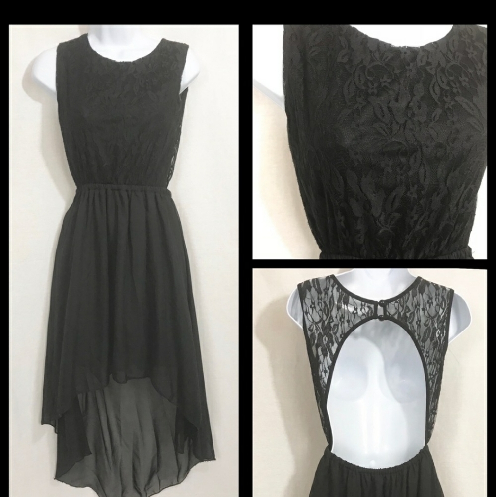 Black cocktail dress
